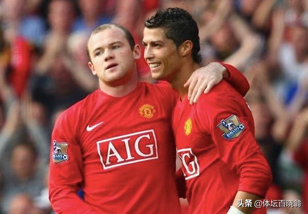 差距大！35岁鲁尼头发稀疏胡子花白，同龄的C罗却像20岁小伙子