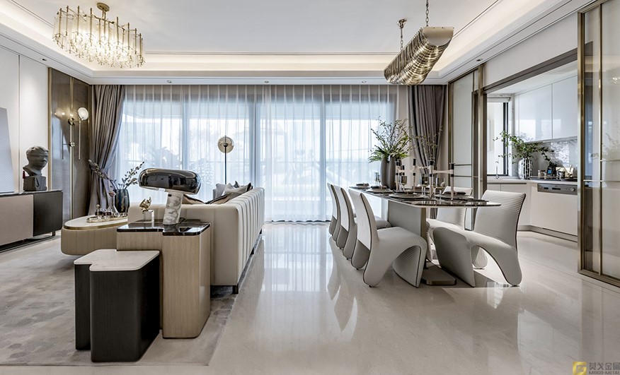 146平层装修效果图,146套房装饰效果图