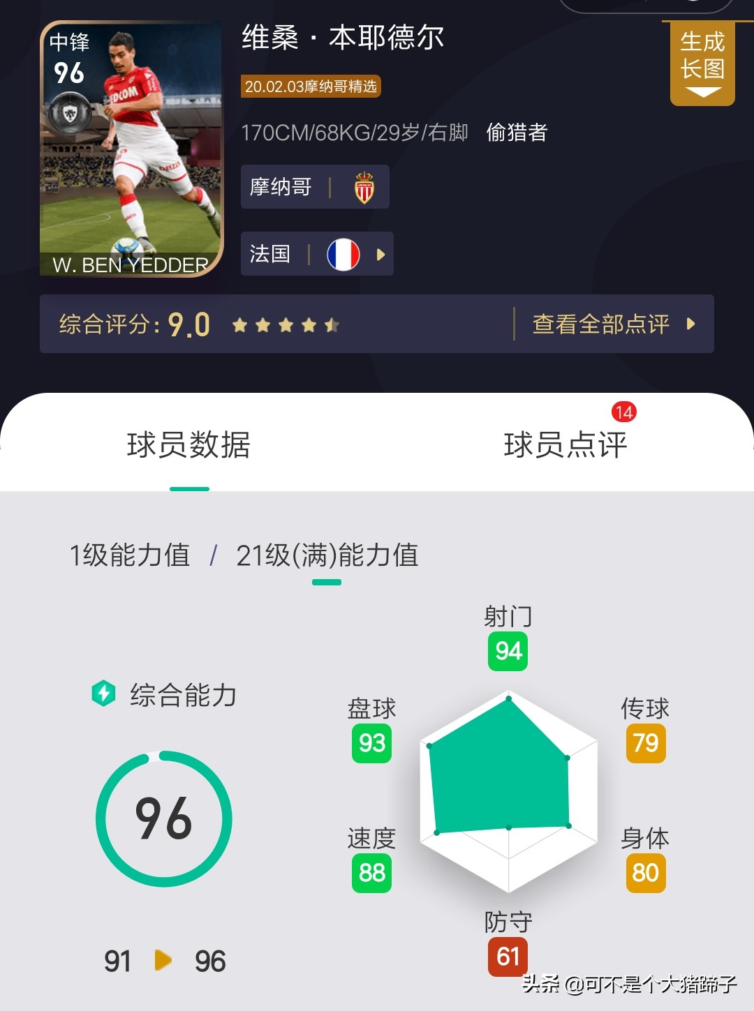 摩纳哥精选黑球,实况足球摩纳哥精选测评