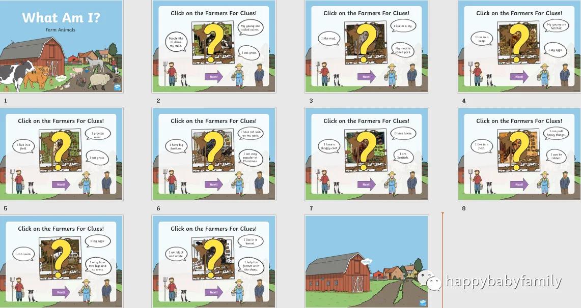 卡通小动物ppt免费,幼儿园卡通动物ppt免费图片