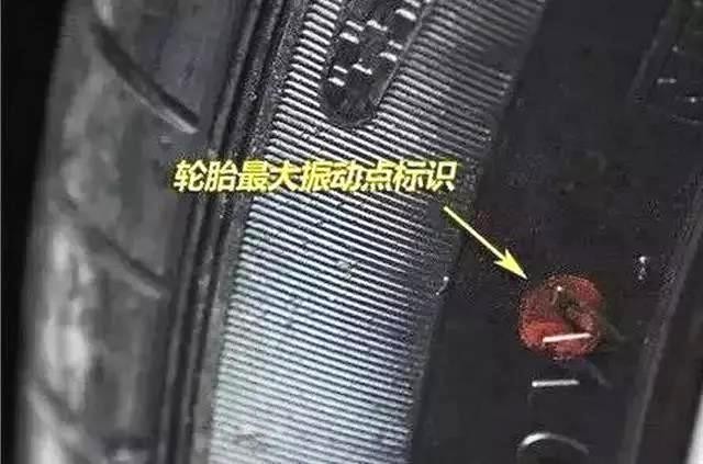 轮胎的黄点和红点有什么含义,轮胎外侧的红白点是什么意思