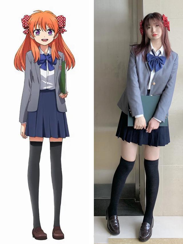 种草姬还原动漫人物JK制服，平泽唯服装是经典，你最喜欢哪一套