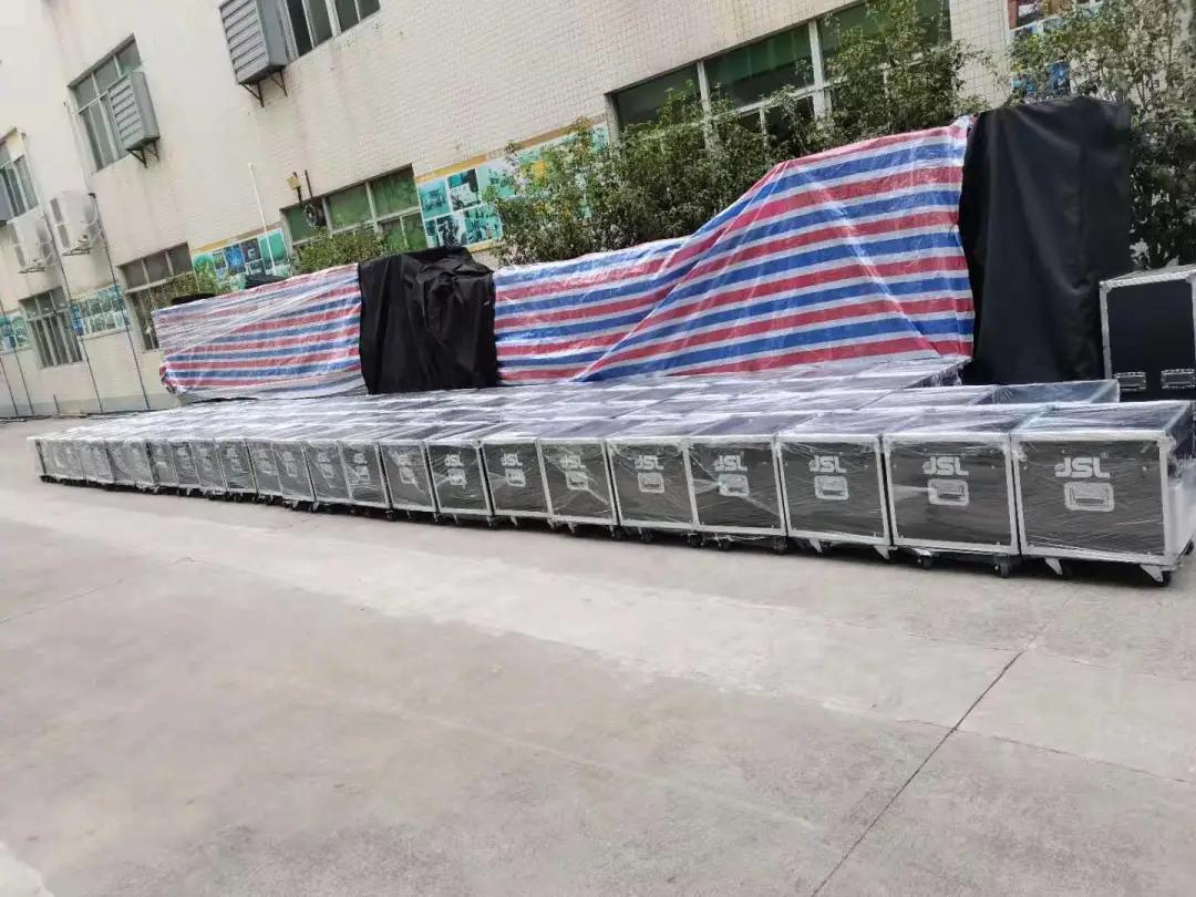 湖南新宁县采购爵士龙专业音响设备用于惠民演出