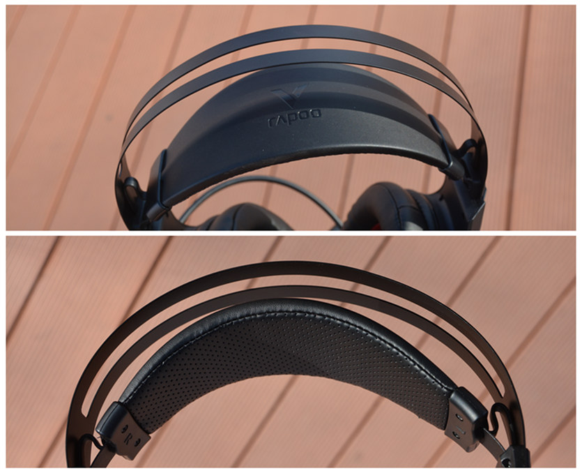 雷柏vh500耳机立体声,雷柏VH650RGB游戏耳机