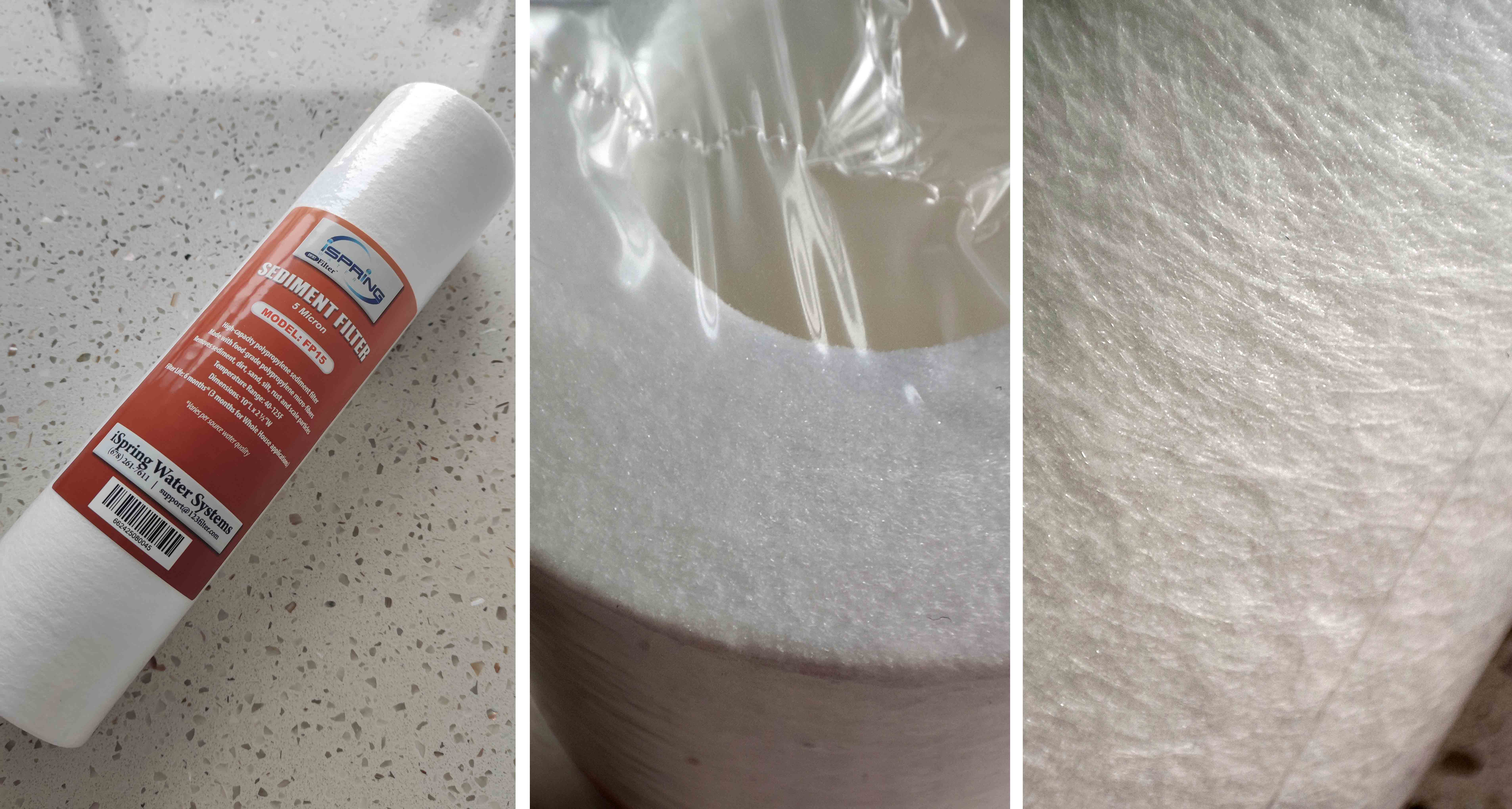 净水器第一级和第三级是pp棉滤芯,净水器pp棉滤芯1um和5um怎么选