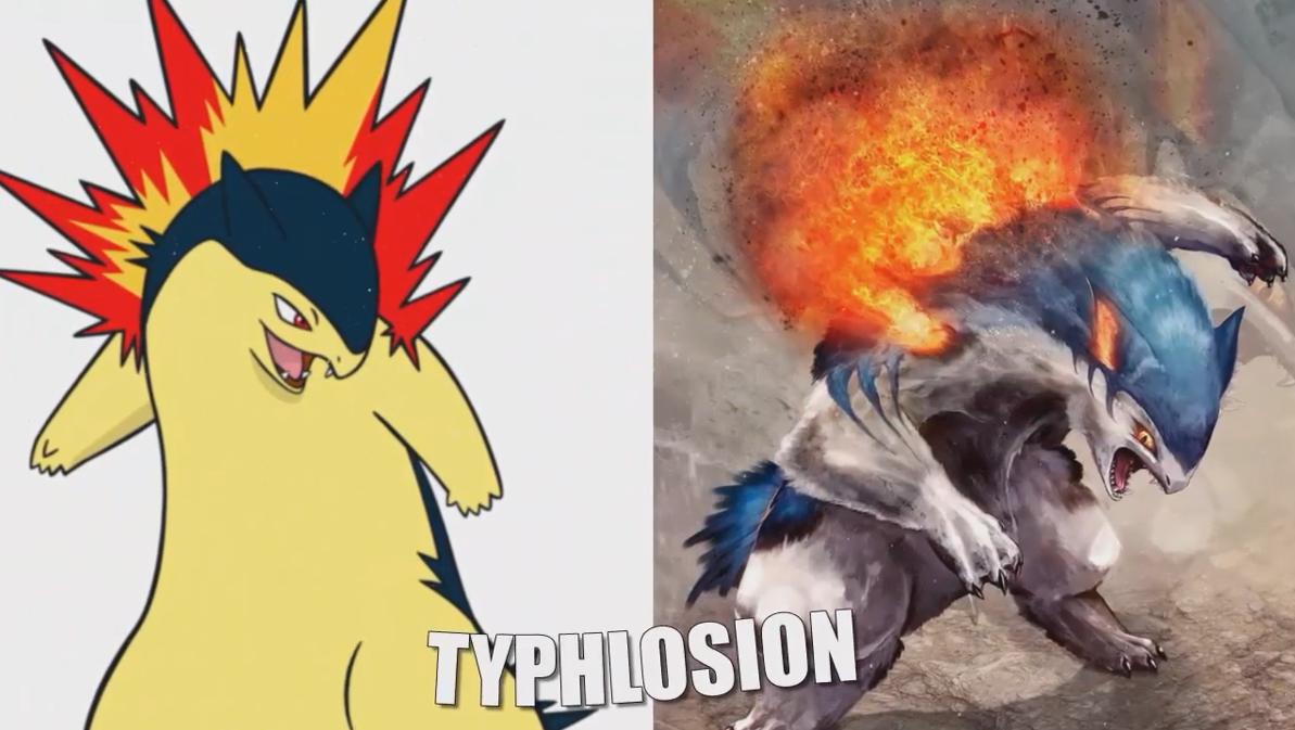 精灵宝可梦怪兽画风，暴鲤龙成凶猛海怪，甲贺忍蛙矫健帅气