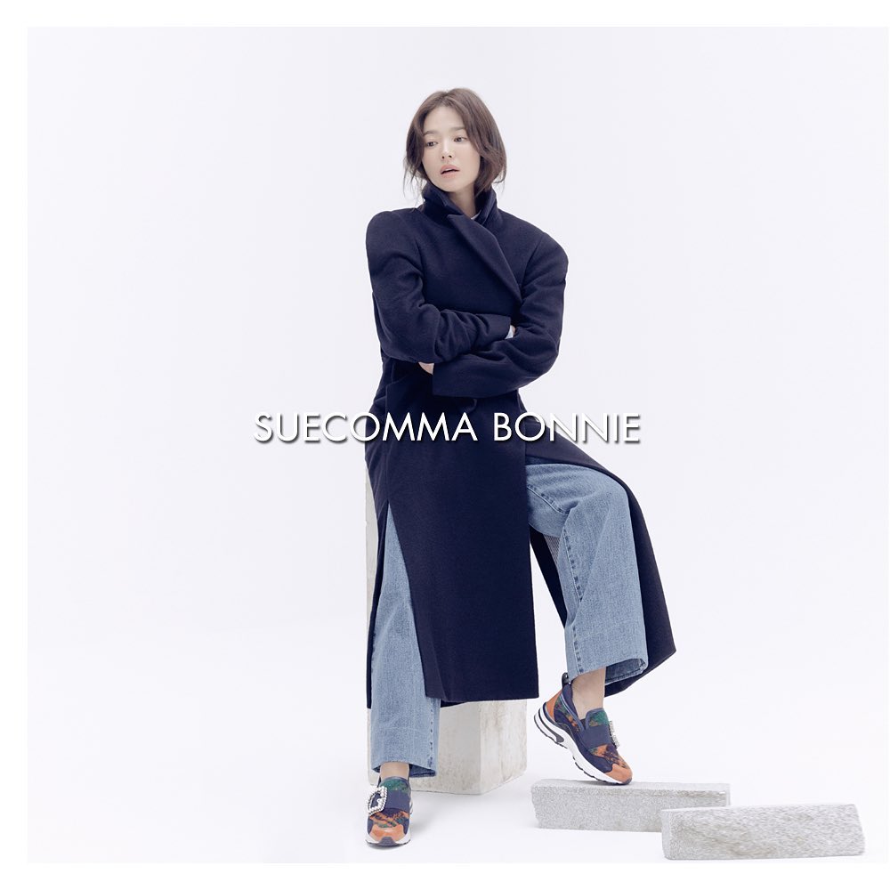 宋慧乔烟熏妆配运动鞋,韩国女星宋慧乔烟熏妆写真