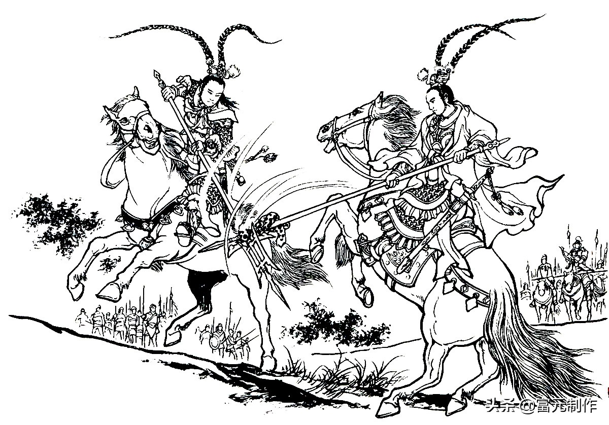 吕方和郭盛武力值,水浒传吕方郭盛比武视频