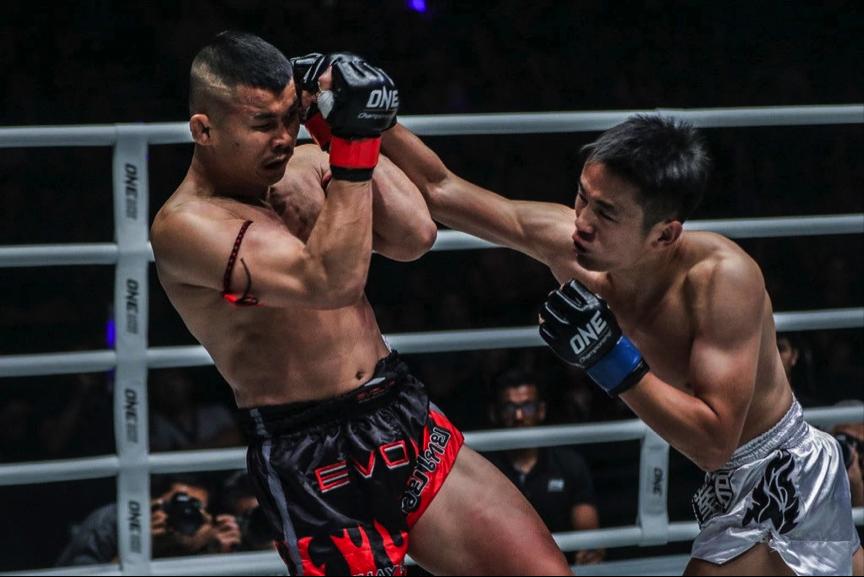 中国拳手乾坤大挪移击败日本拳手,中国拳手笼中激斗视频