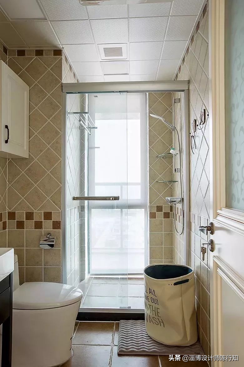 干湿分离卫生间推拉门玻璃隔断,玻璃隔断干湿分离卫生间设计