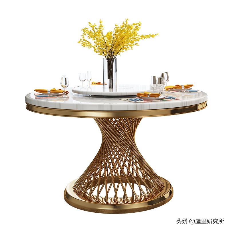 方圆餐桌高端最新款,方圆餐桌轻奢高级感