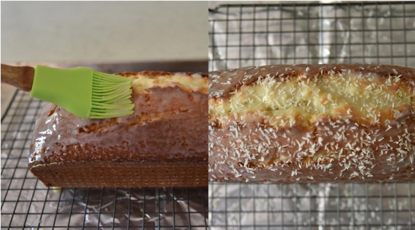 咖啡椰子奶冻蛋糕,椰子奶冻装饰蛋糕