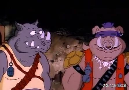 最经典的1987版，为了消灭忍者神龟，斯雷德制造了变异忍者蛙