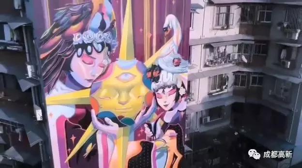 美丽乡村彩绘墙网红打卡,教你刷出一面不土气的网红彩色墙