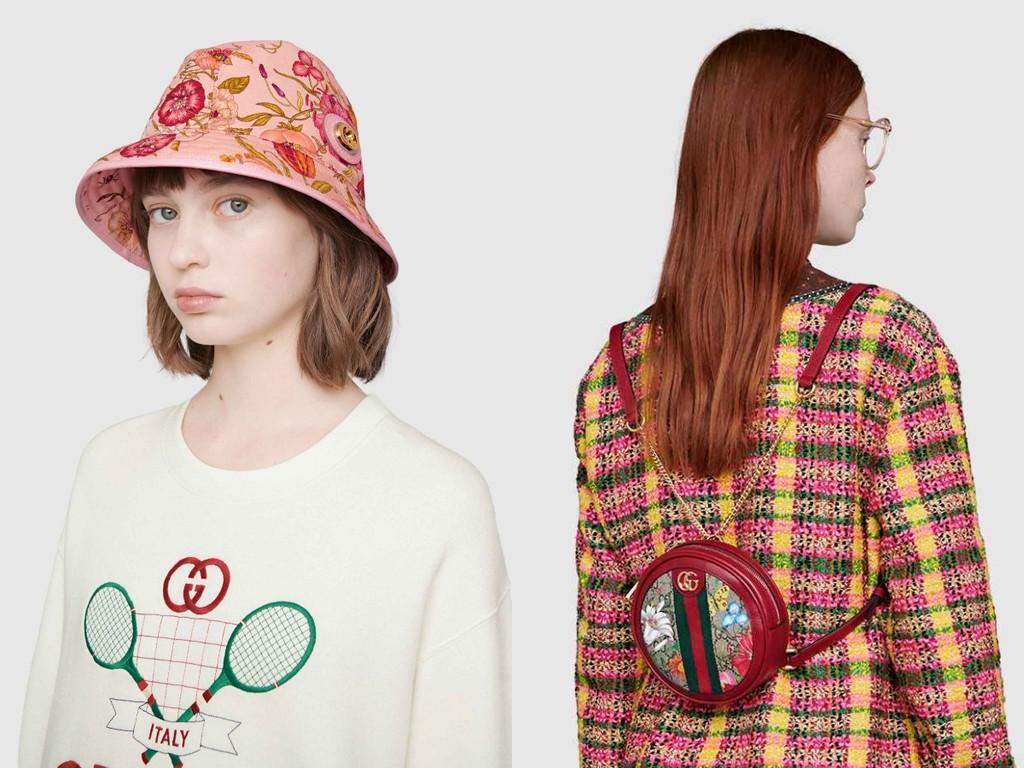 gucci花卉款的凯莉包,gucci最新款背包