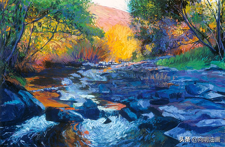 美国艺术家艾伦·迪特布兰特魔法森林的叶子沙沙作响