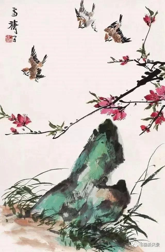 王雪涛画戴胜鸟,王雪涛画的小鸟图片