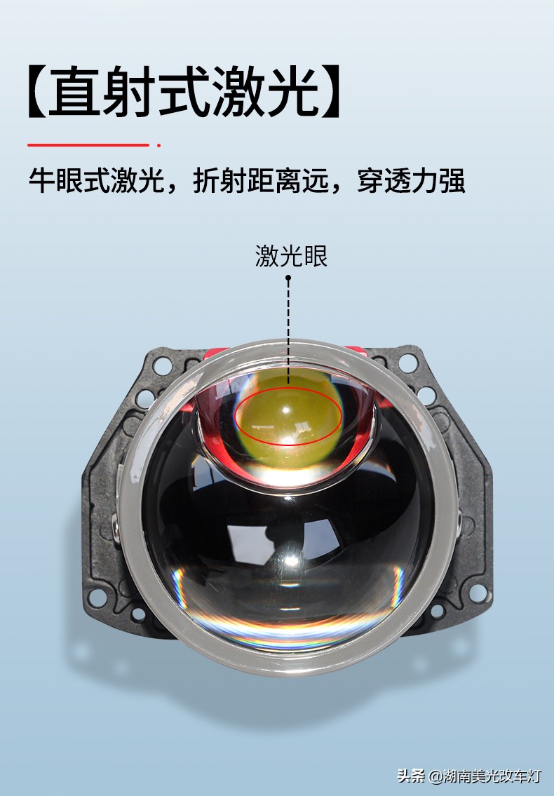 激光大灯透镜大小有区别吗,激光透镜跟激光大灯