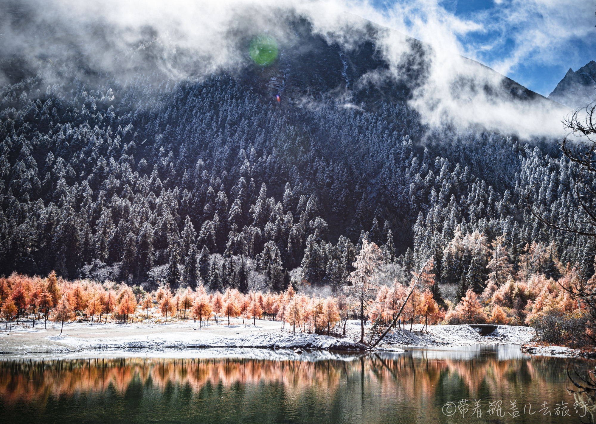 冬季川西毕棚沟小众景区,川西小环线旅游攻略毕棚沟