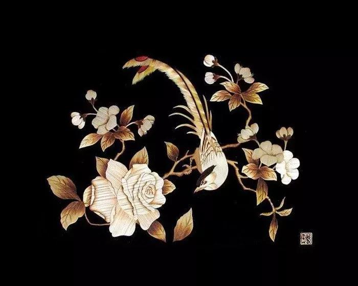 麦秆画芦苇画,最好看的麦秆画