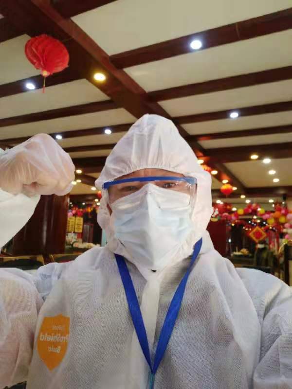 *疆新**库尔勒市志愿者：抗战疫情我们责无旁贷