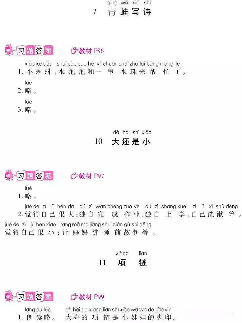 部编版六年级语文书课后习题答案,部编版语文课后习题案例