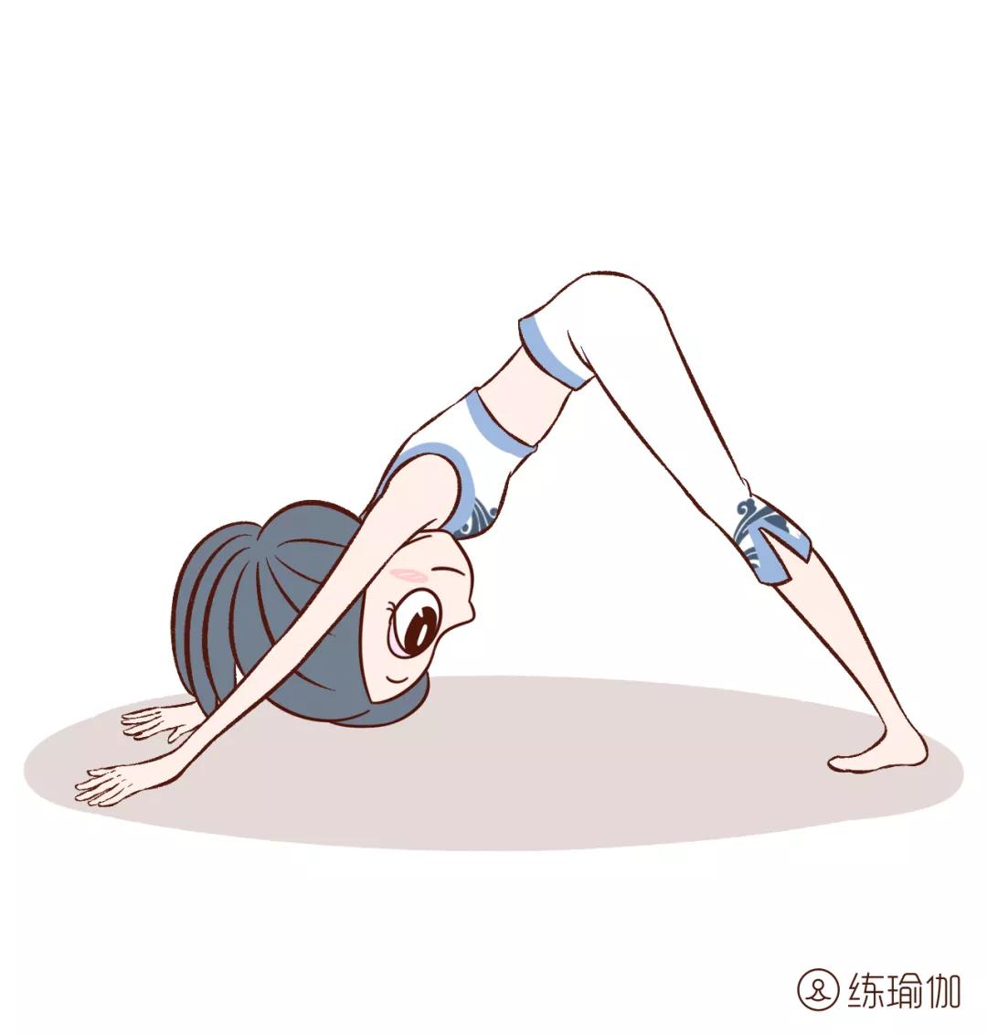 瑜伽下犬式的正确方法,瑜伽下犬式的发力点在哪里