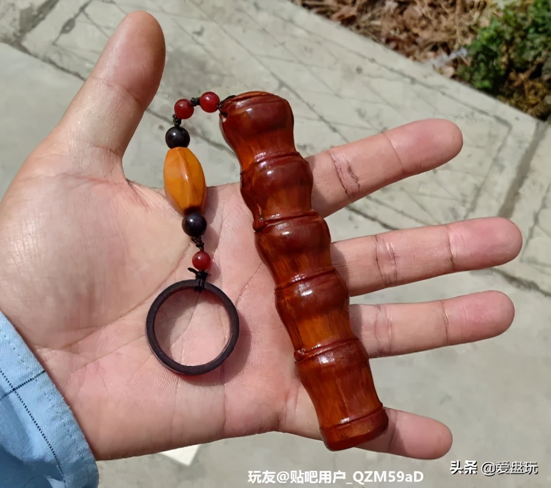 实心竹手把件怎么盘养,如何把竹子盘变色