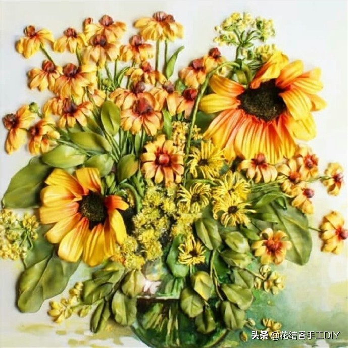 丝带绣的立体绣法,丝带绣的各种绣法视频