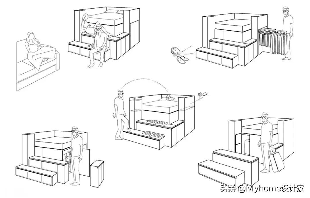 牛！解析6个30㎡王者小戶型！终极设计─收纳倍增、家具万用