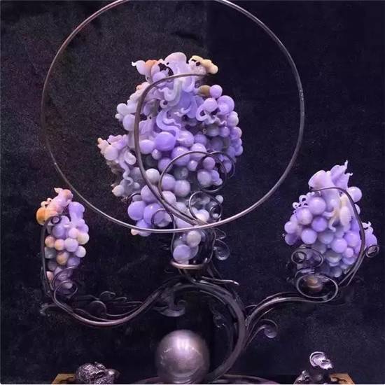 蓝底紫罗兰翡翠,粉紫罗兰和蓝紫色翡翠哪个更值钱