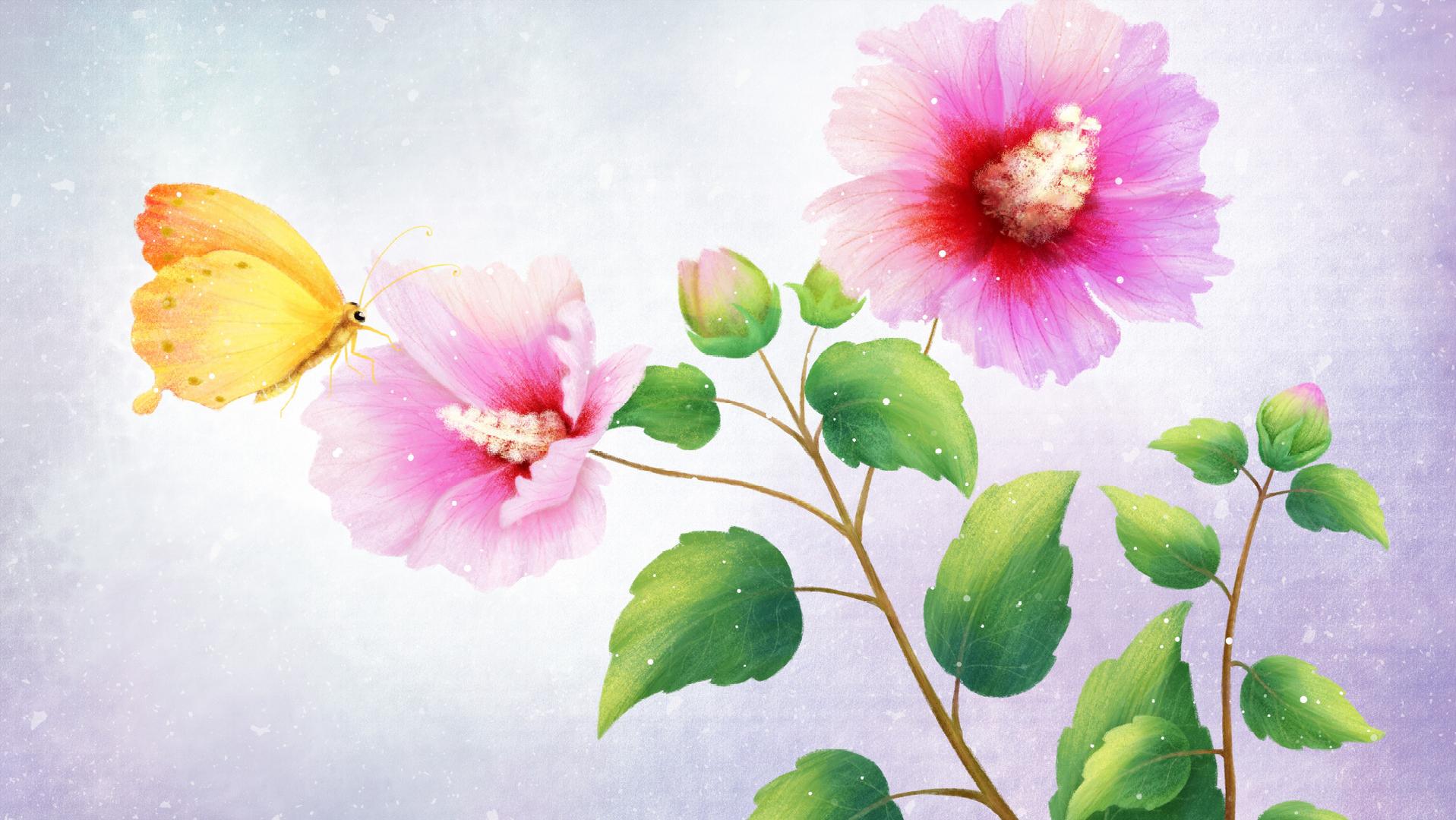 暮落不悲容颜好，夕日依旧无穷花——木槿的傲然姿态