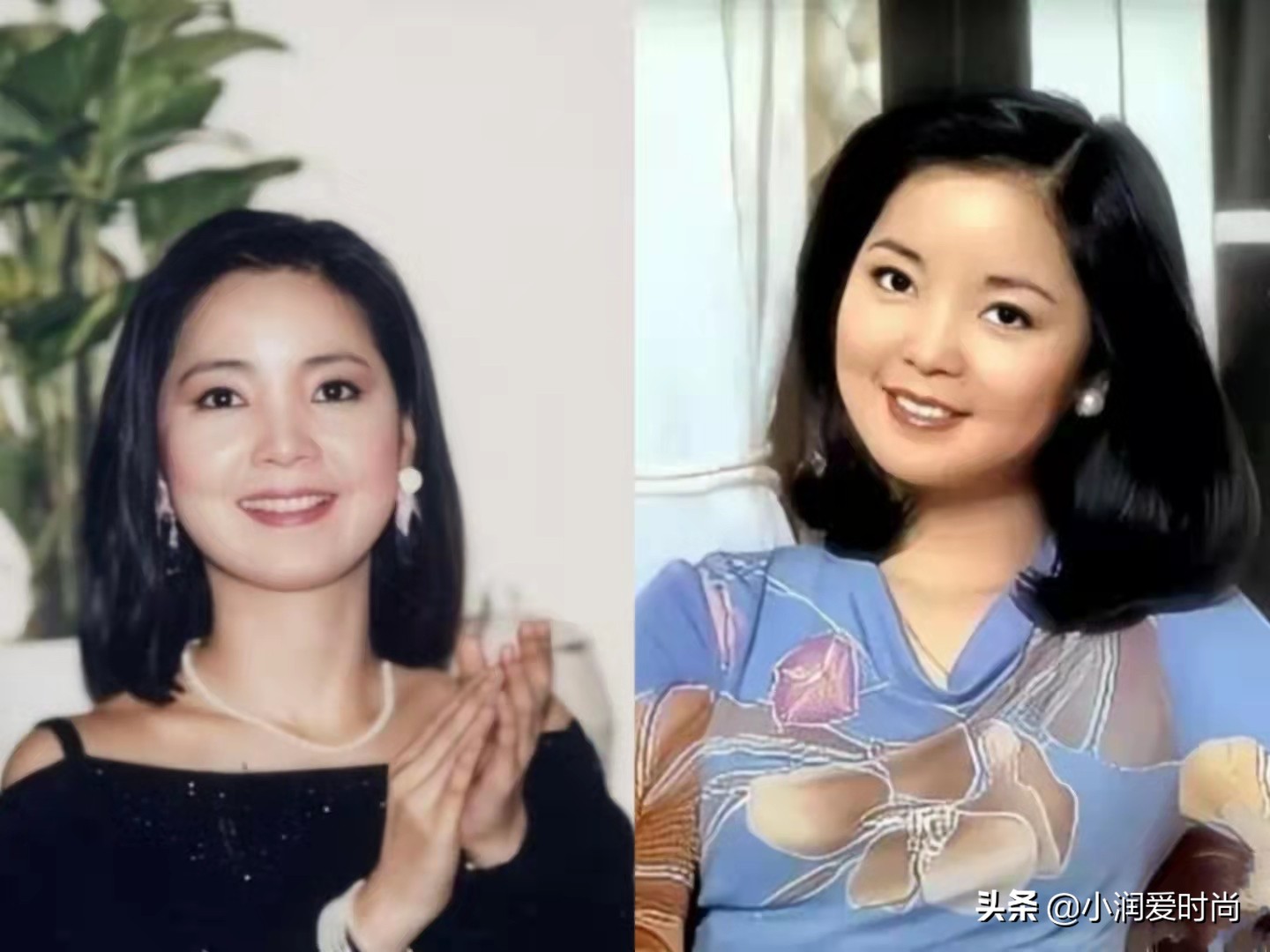 圆脸女生适合的白头发发型,脸大头发少不烫发适合的发型