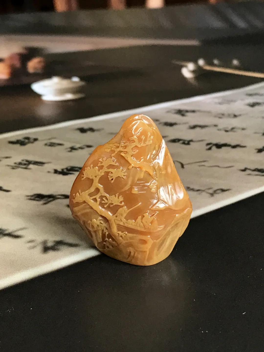 老林捡漏寿山田黄,姚春茂田黄