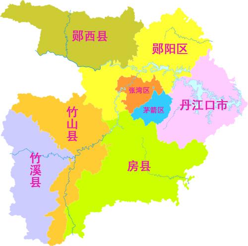 十堰茅箭区与张湾区地图,十堰张湾区和茅箭区有什么区别