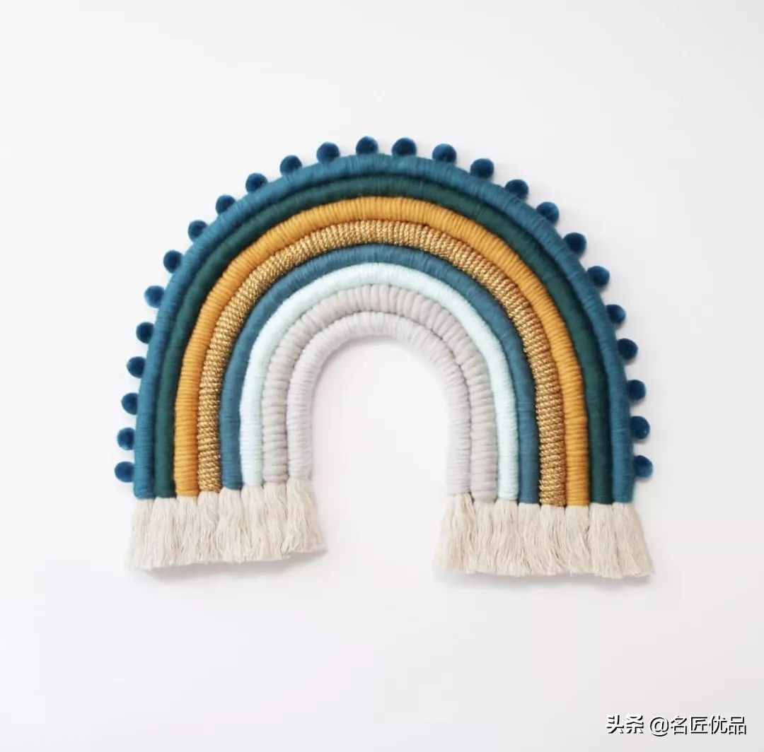 自己在家做家用装饰,diy手工挂毯教程