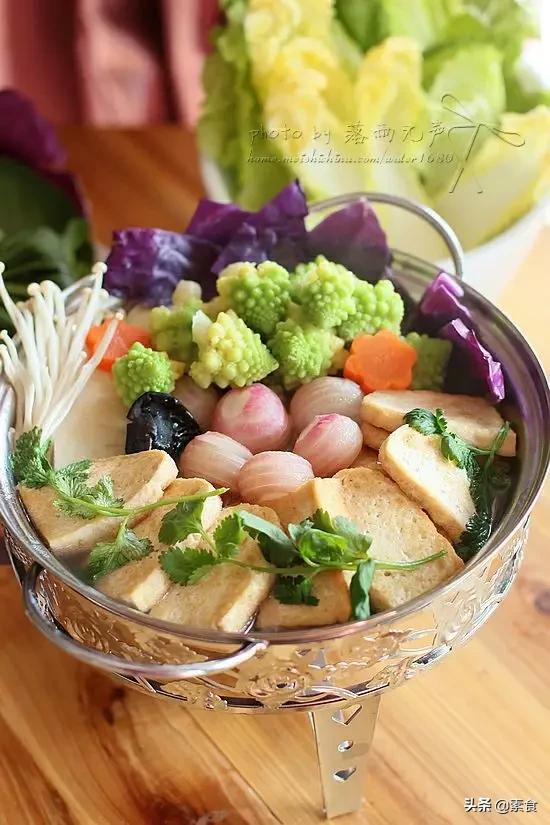 自制纯素火锅,纯素火锅