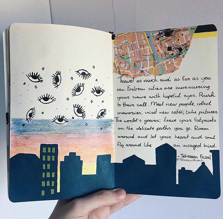 手绘手账教程零基础,新手怎么做手账画