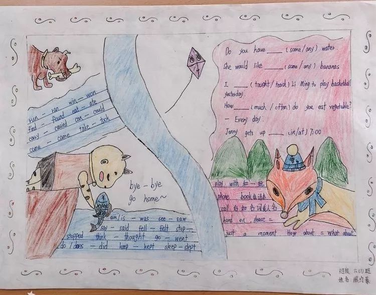 手抄报之魔力英语