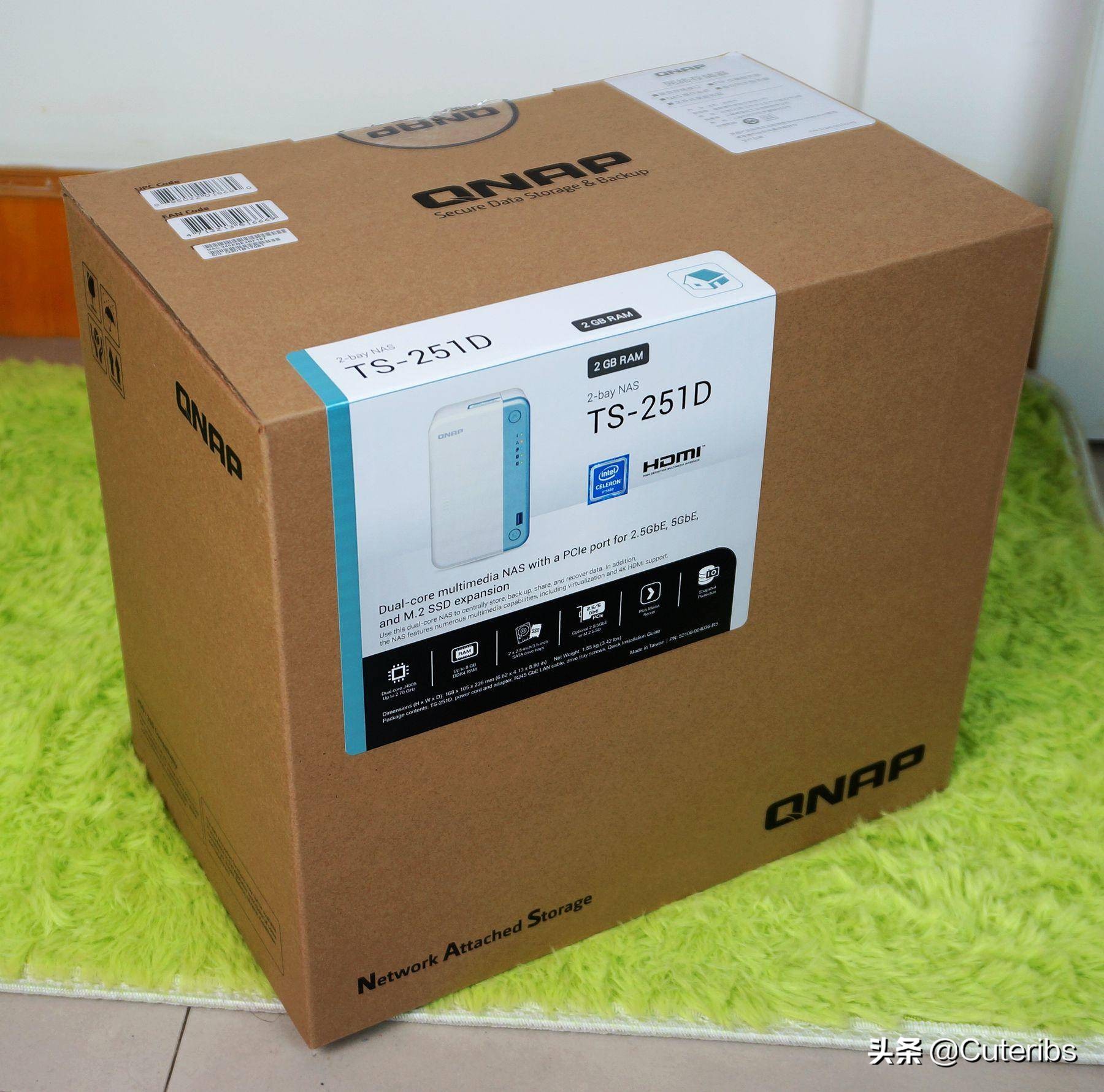 4KNAS影音神器威联通TS-251D