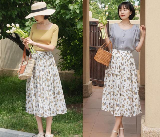 碎花裙怎么穿才时髦好看,碎花裙怎么穿才不显老气