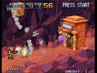 街机合金弹头boss大全,合金弹头2双人同屏恐怖彩蛋