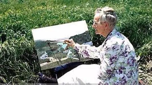 57岁零基础学习绘画,70岁学画画90岁办画展
