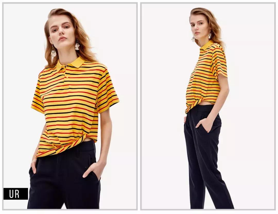 休闲t恤polo衫时髦减龄,新款polo衫清凉透气舒适经典百搭