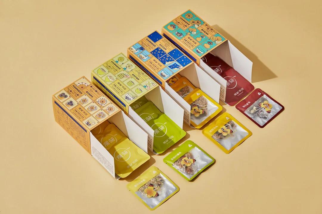 花茶包装的特色之处,养生花茶的包装