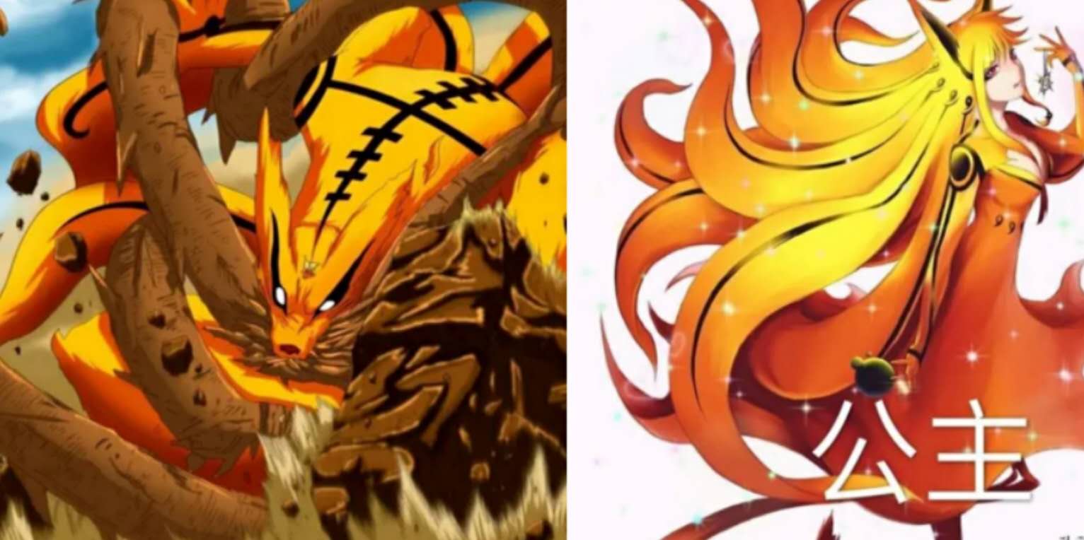 火影尾兽拟人,火影忍者尾兽六尾长相