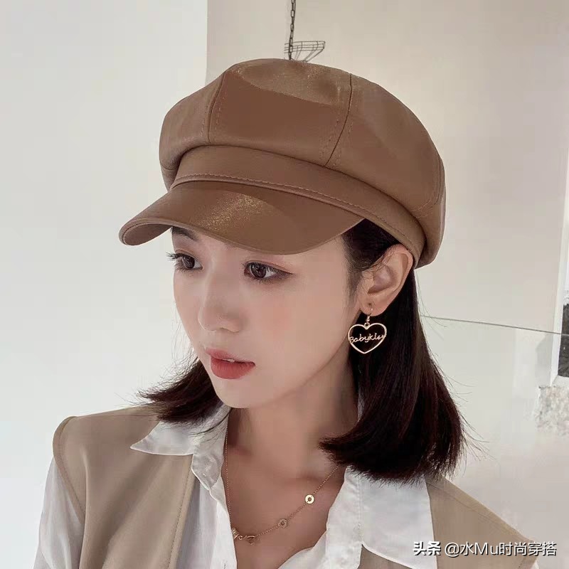 日系慵懒风帽子,冬天帽子推荐韩系慵懒