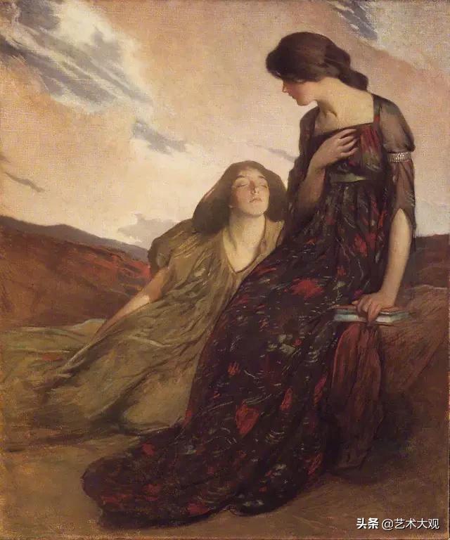 缇庡浗瓒呭啓瀹炲コ鐢诲鐗涗粩鑲栧儚娌圭敾,缇庡浗鑹烘湳瀹秚imrees娌圭敾浣滃搧娆ｈ祻