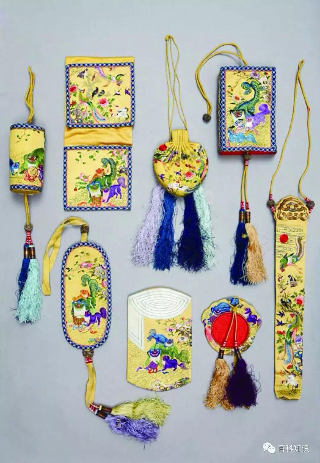 刺绣黄袍画,国画刺绣衣服