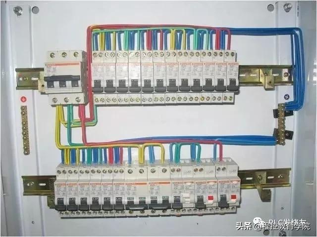 配电箱一键启停的接线方法,家用配电箱各分路怎么接线